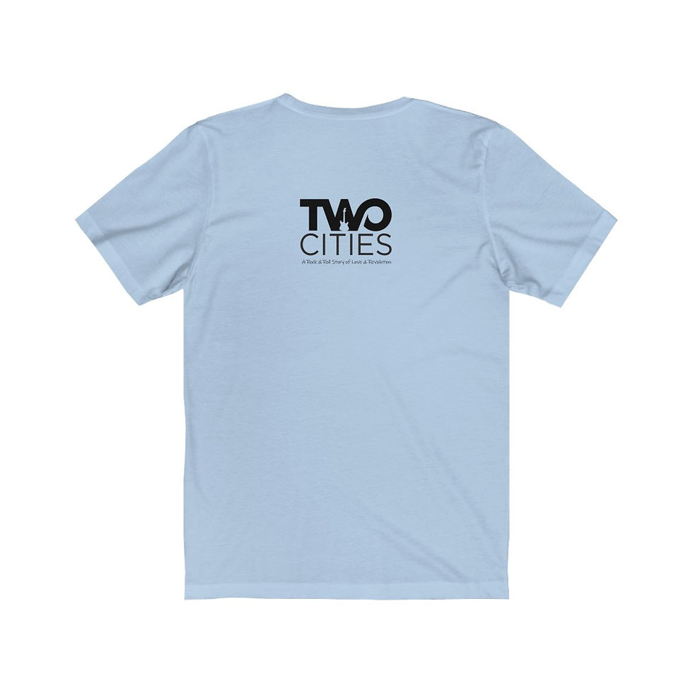 Thumbnail: Freedom - Front/Two Cities Back - Unisex Jersey Short Sleeve Tee