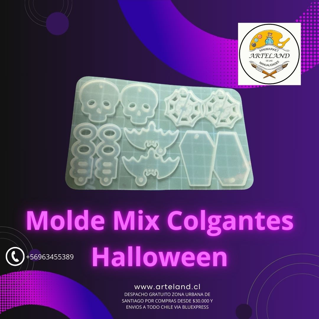 Molde Mix Colgantes Halloween