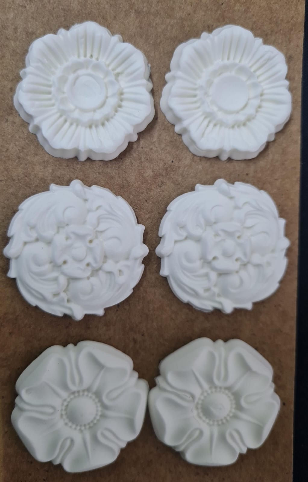 Moldura Flexible, Modelo Set Aplique Boton redondos 123