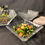 Thumbnail: Marble Salad Bowl 10.25” with 4 Bowls 6.8” Set