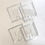 Thumbnail: Vino Square Clear Wine and Cheese Plate Set of 2