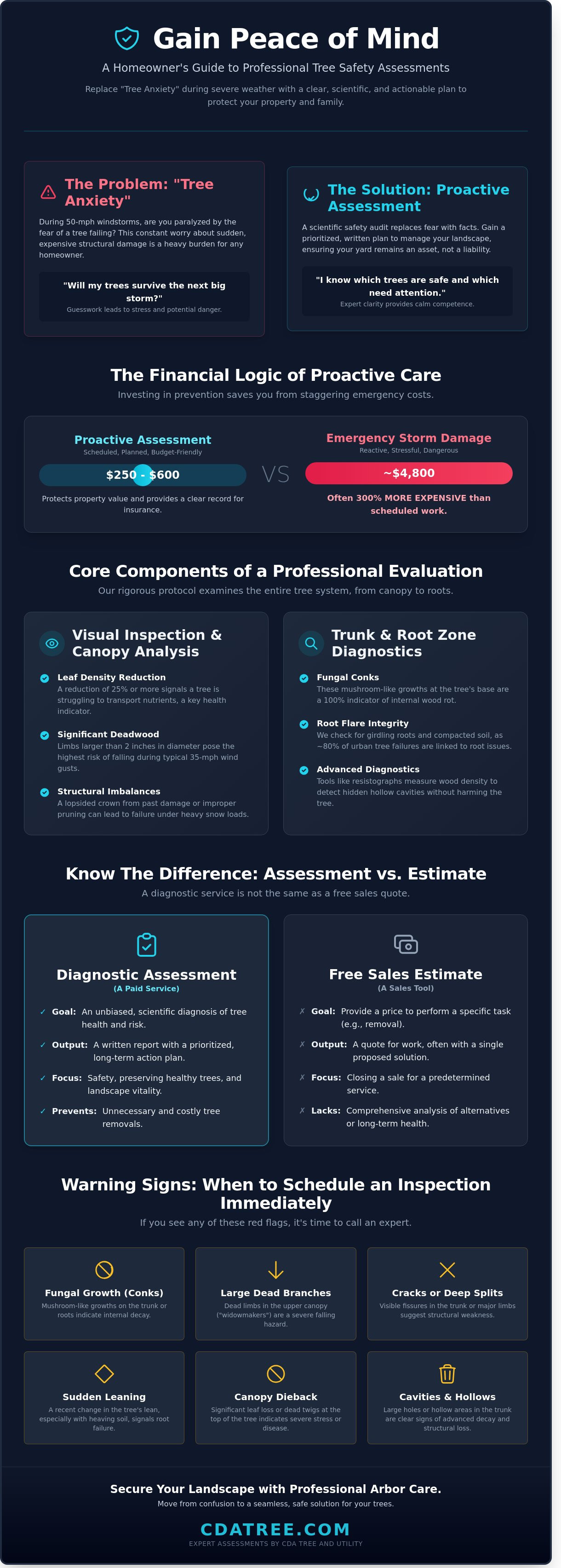 Peace of mind tree assessment