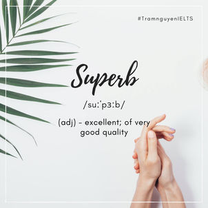 Daily Vocab #46 - Superb