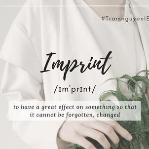 Daily Vocab #45 - Imprint