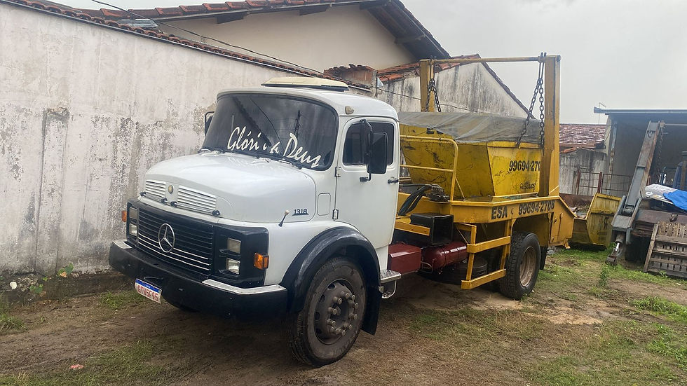 Equipamentos apropriados para coleta e transporte de resíduos