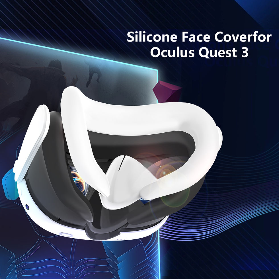 Thumbnail: 10-in-1 soft Silicone Controller Case for Meta Quest 3 /3S Headset Grip Protecto