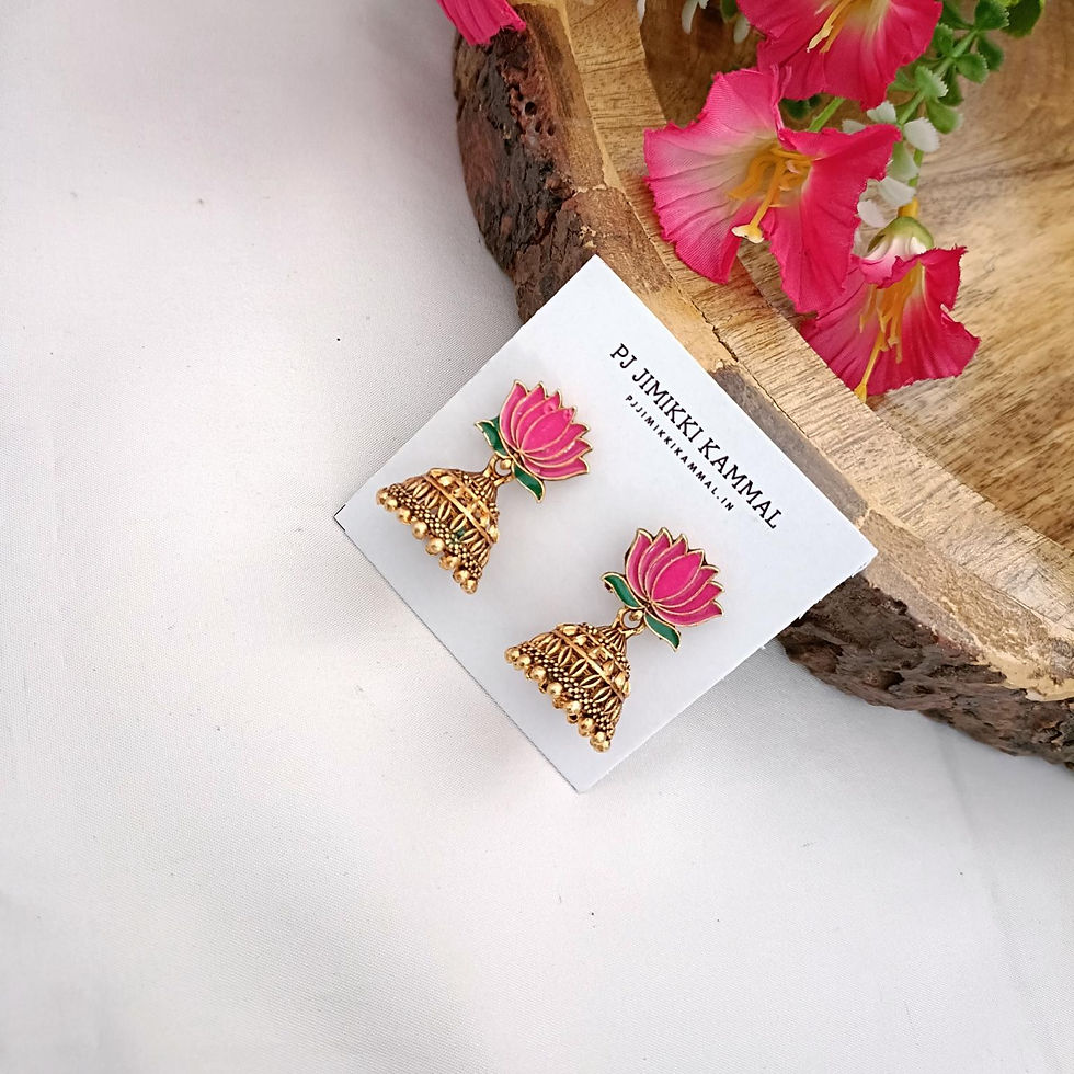 Thumbnail: Elegant Lotus Earrings