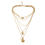 Thumbnail: Bohemian fashion shell Pearl pendant necklace choker statement