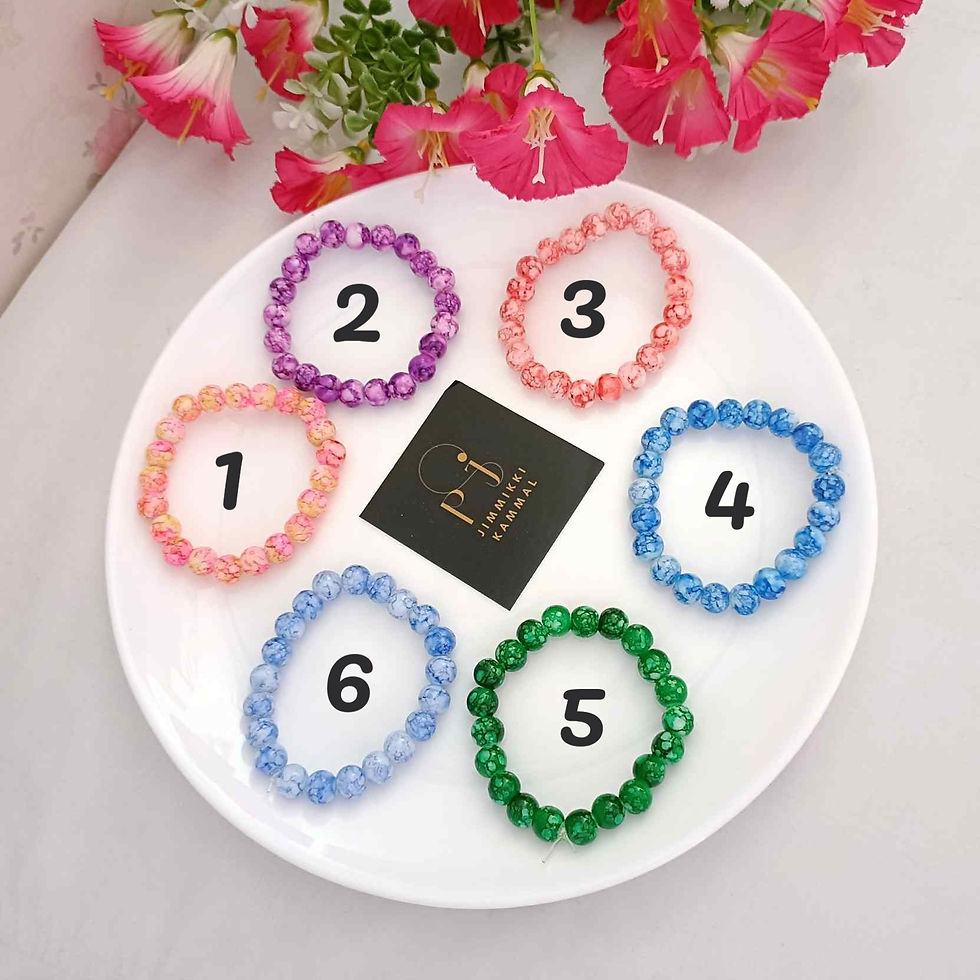Thumbnail: Crystal Stretchable Bracelet Minimalist Style