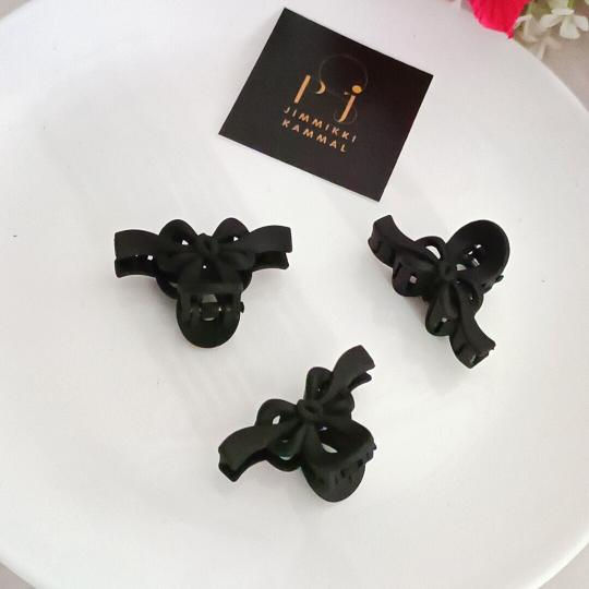 Thumbnail: Bowknot Black Shaped Claw Clips | Cute Pinteresty Hair Accessories