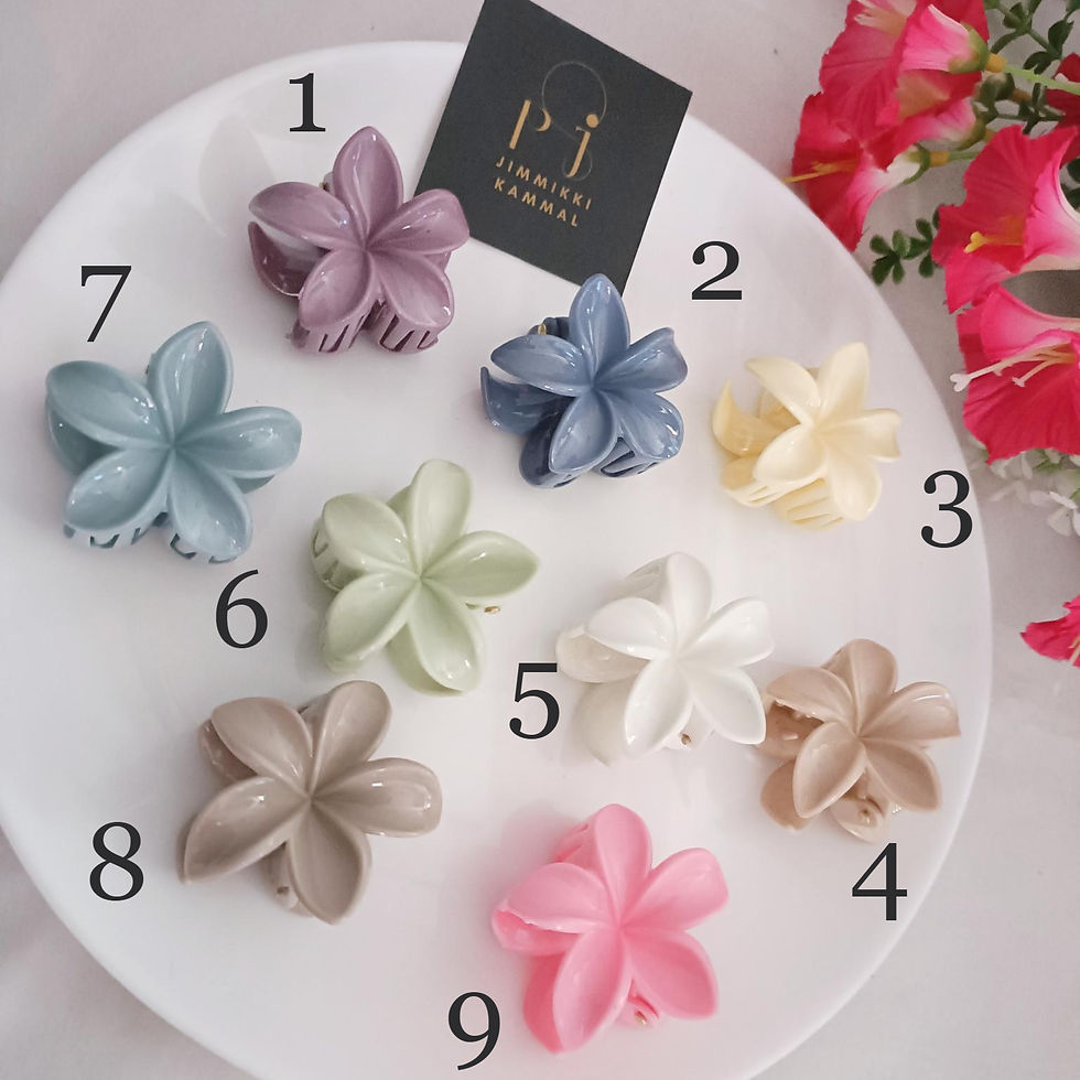 Thumbnail: Cute Floral Claw Clips – Pinteresty Hair Accessories for Girls