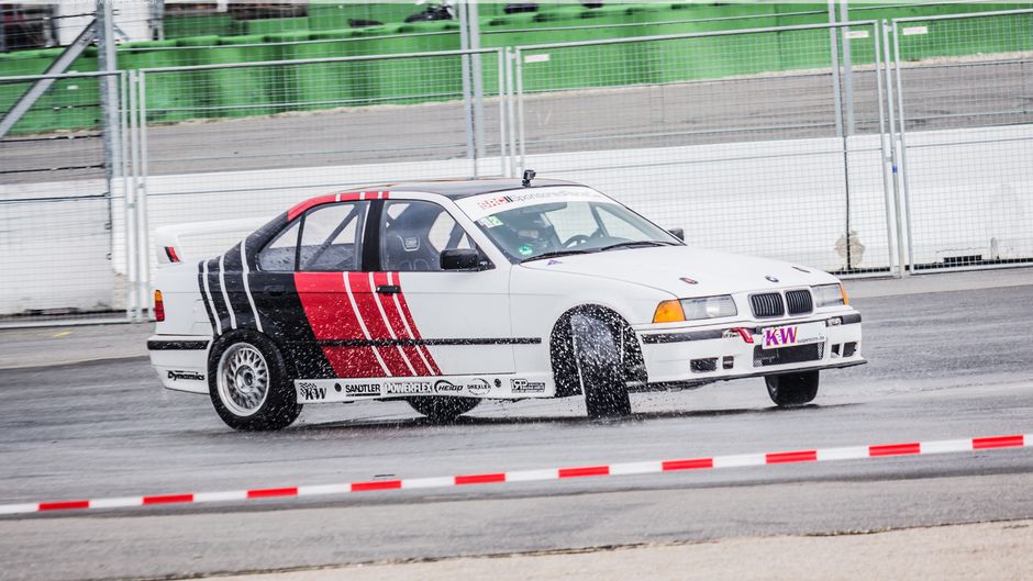 Quer fahren auf dem Faschingsdrift!