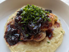 Cherry Balsamic Chicken Thighs