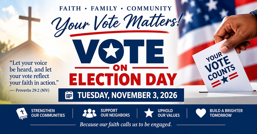 Election Day Reminder