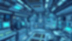 A futuristic depiction of a ship's engine room showcasing advanced technology and state-of-the-art control systems.
