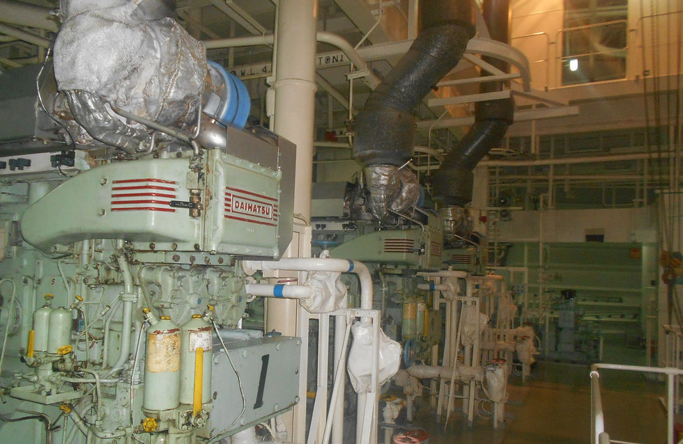 Ship's Diesel Generating Plants