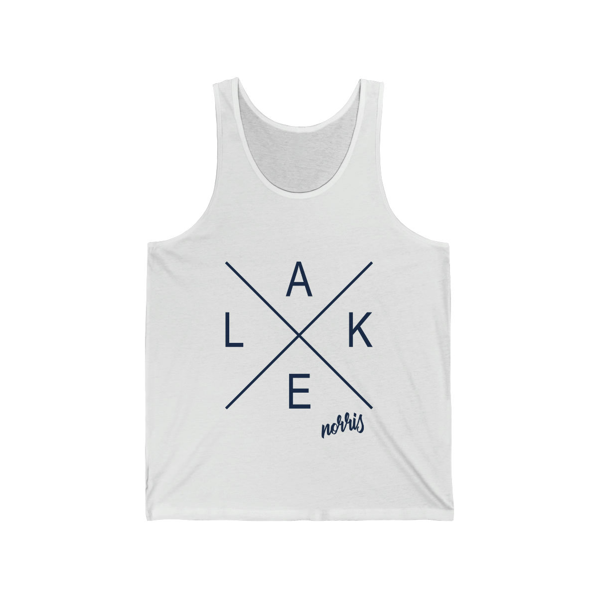 Norris Lake Unisex Jersey Tank