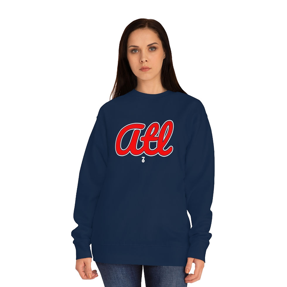 Thumbnail: ATL Script - Unisex Crew Sweatshirt