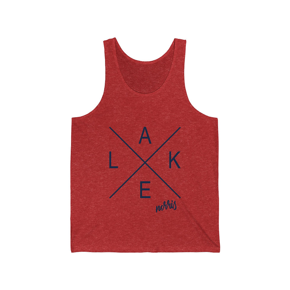 Thumbnail: Norris Lake Unisex Jersey Tank