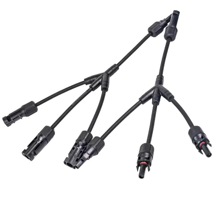 MC4 3 way PV solar panel Y-Combiner