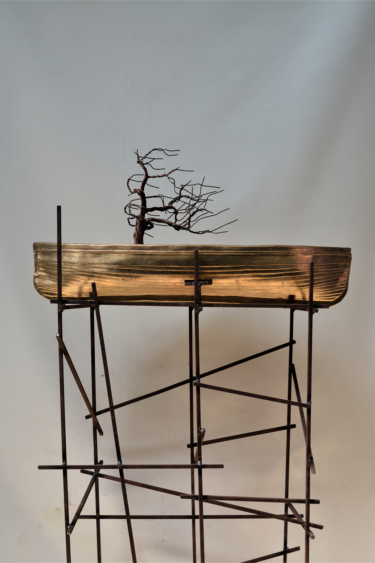 Balsa bronce árbol Titanic. NoDisponible