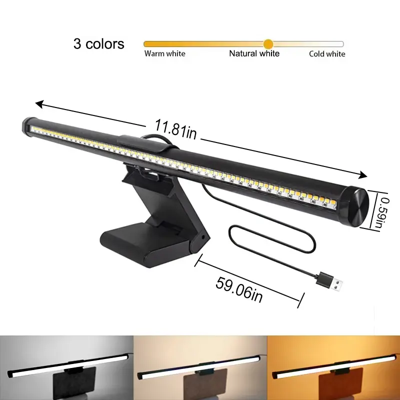 Miniatura: Monitor Screen Light RGB LED Desk Lamp Monitor Light Bar Computer Eye-Care