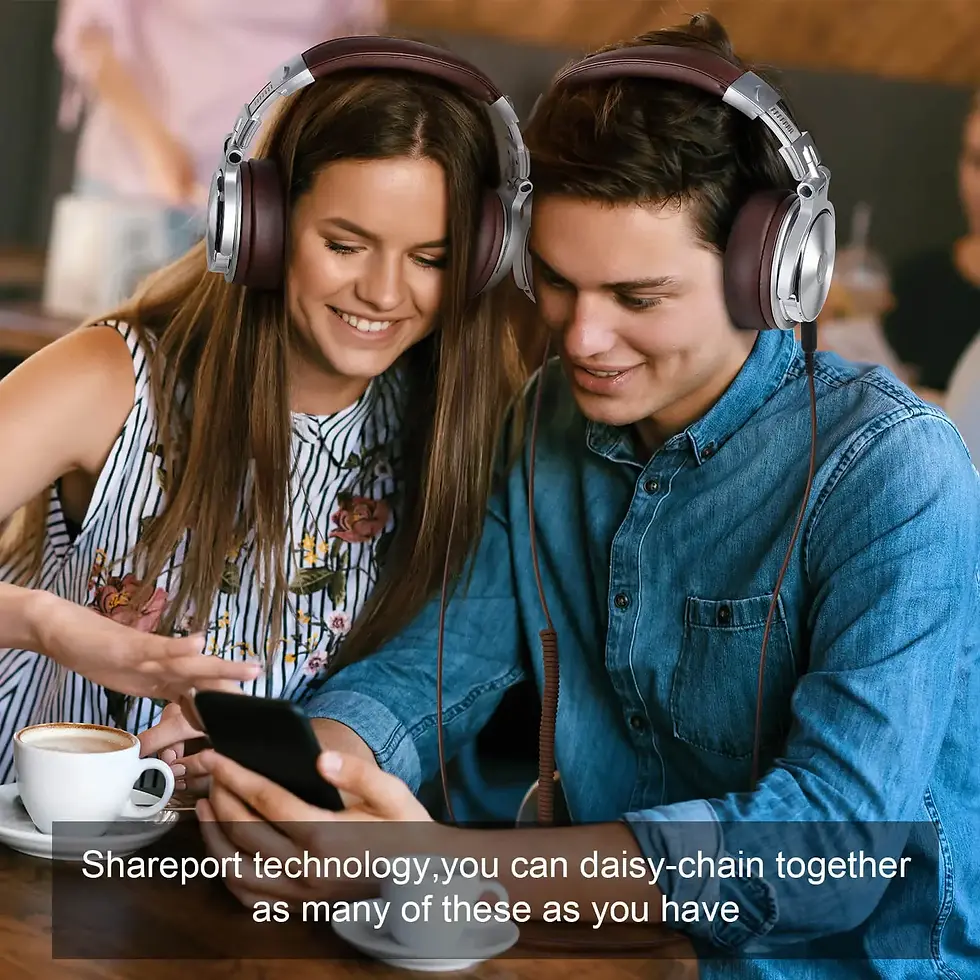 Miniatura: Oneodio Wired HiFi Headphones Professional Studio DJ Headphones With Mic Over
