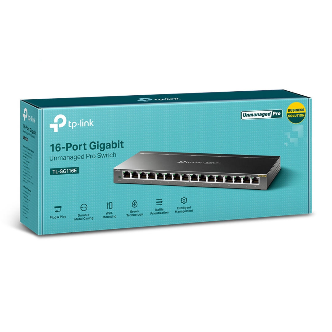 Switch TP-Link Easy Smart Gigabit de 16 puertos