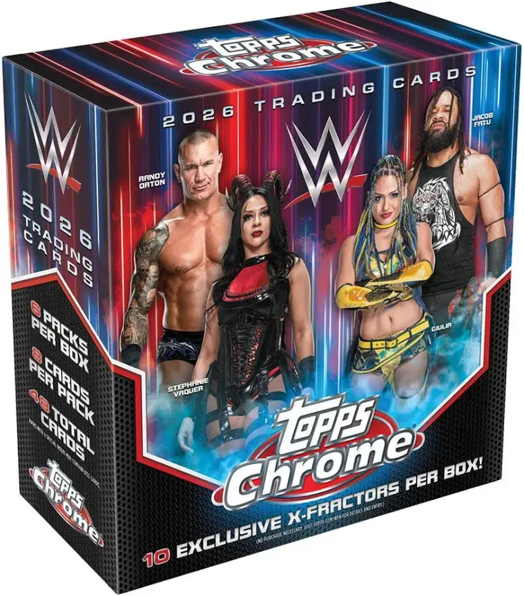 2026 Topps Chrome WWE Mega Pack (Personal Pack Only)