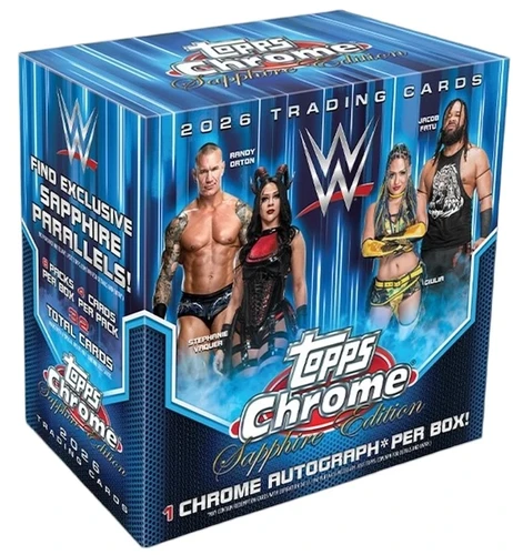 2026 Topps Chrome WWE Sapphire:1 Box/32 Spot Random Card Group