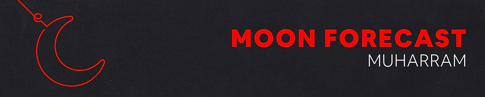 Moon Forecast - Muharram 1448 A.H.