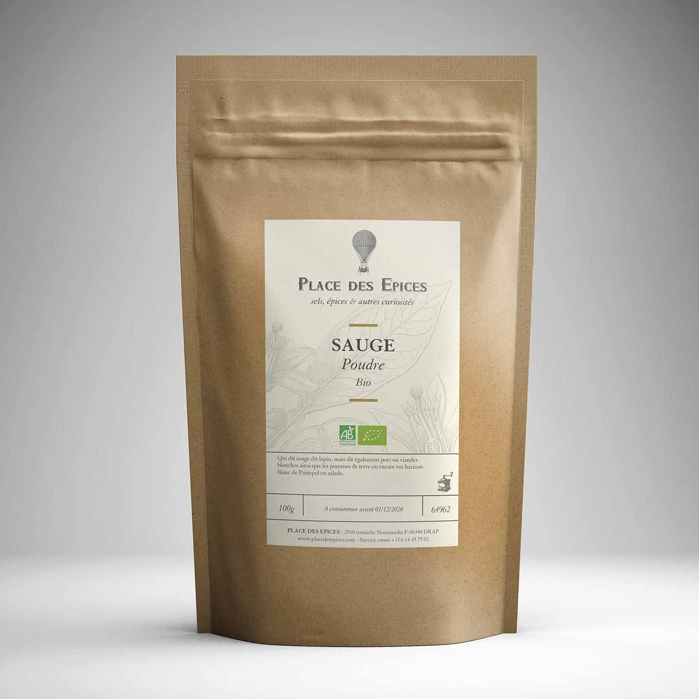 Sauge en poudre bio