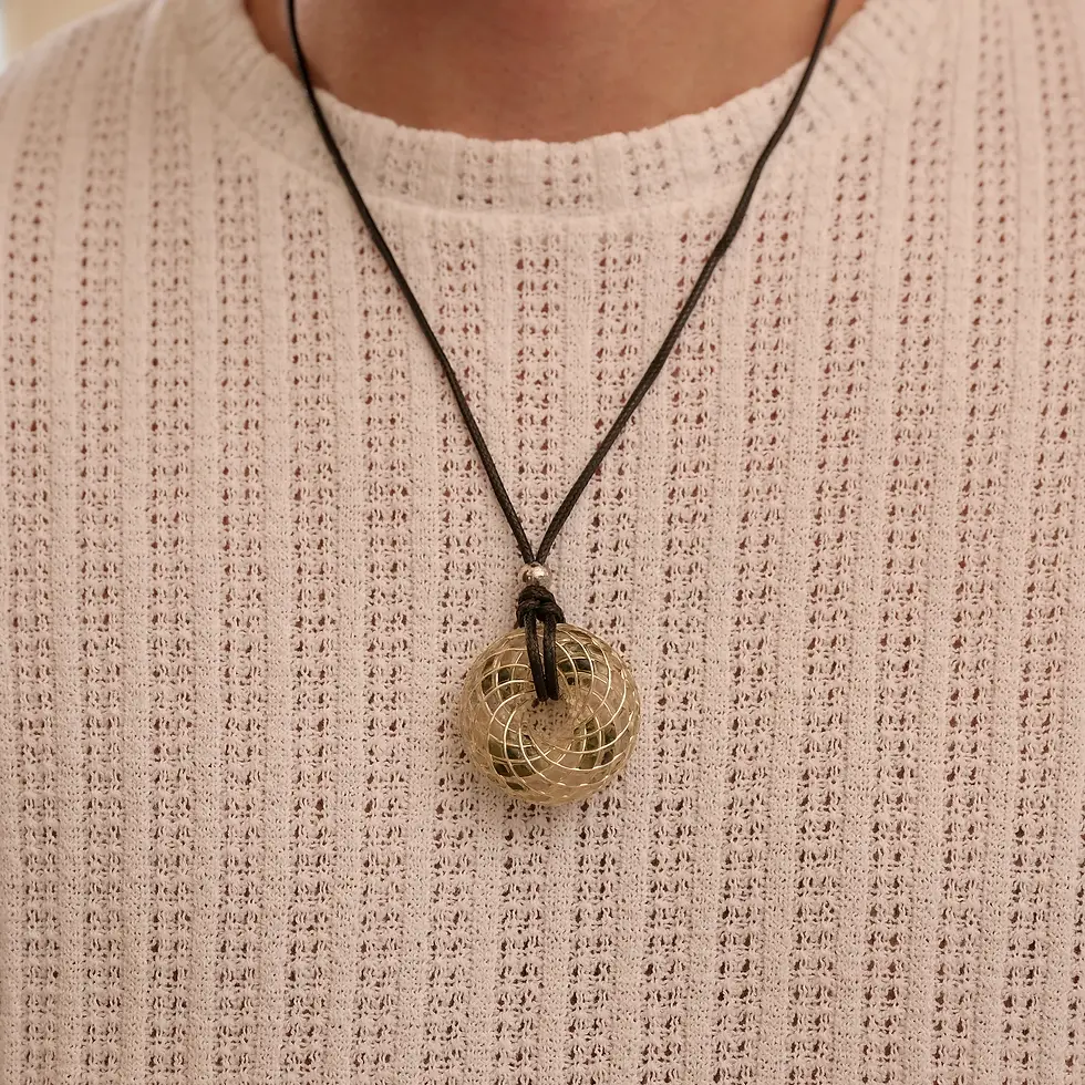 Miniaturbild: Moldavite & Angel Aura - iTorus iZ Crystal Toroidal Pendant