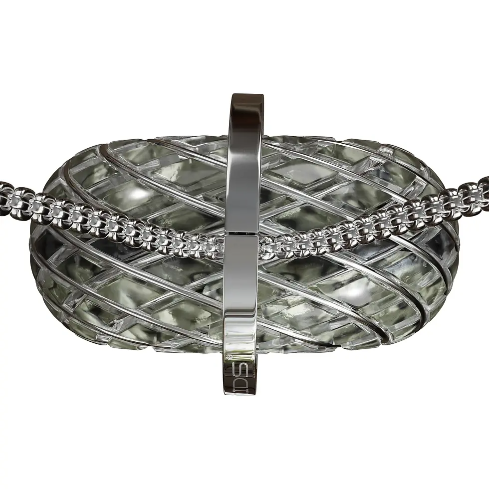 Miniature : Pendentif toroïdal en cristal Seraphim iTorus iZ