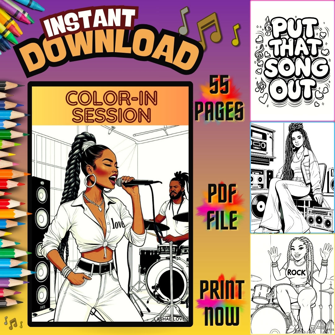Color-In Session (Coloring book)