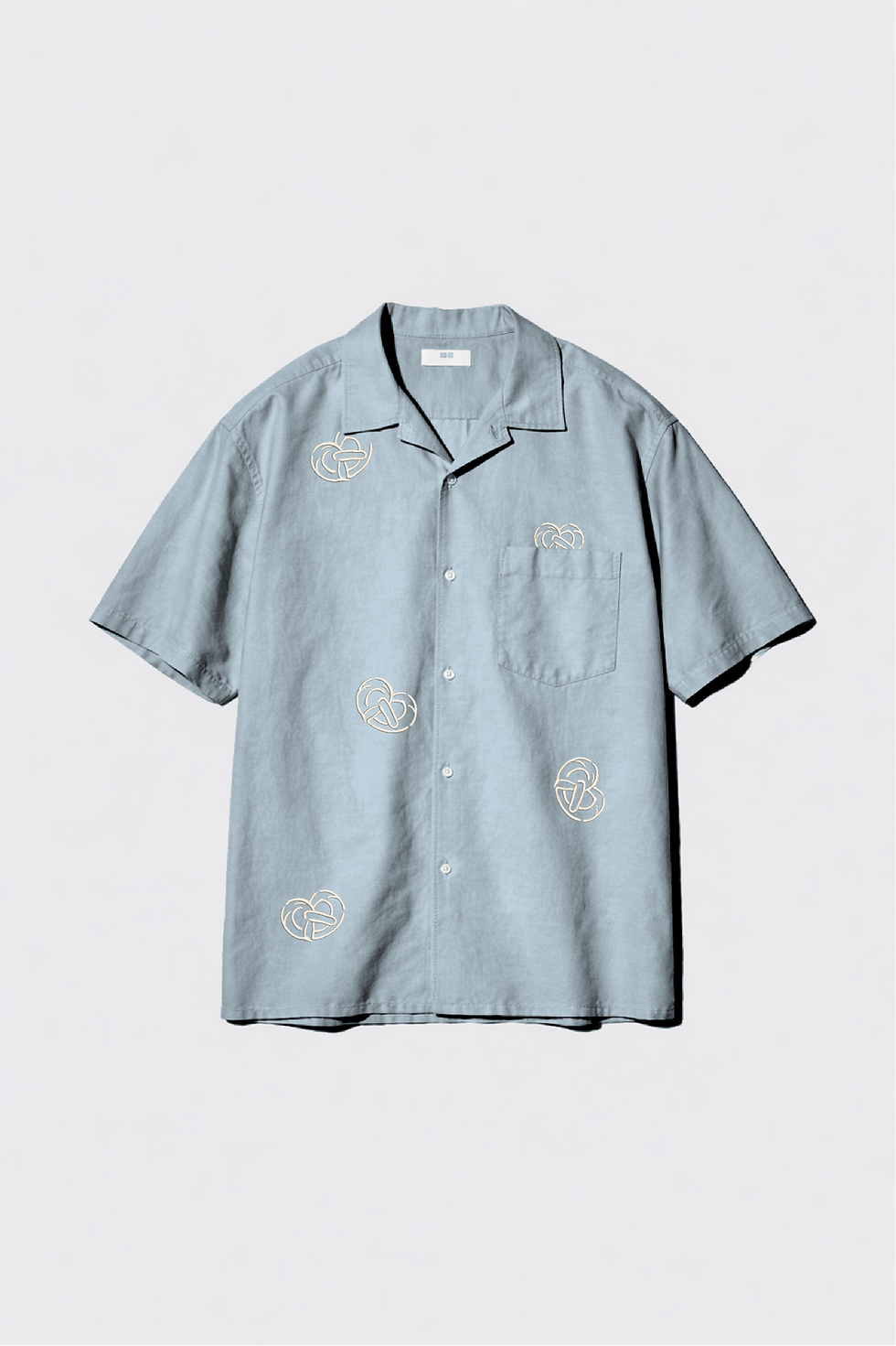 Thumbnail: Embroidered Shirt: Twists & Turns Pretzel