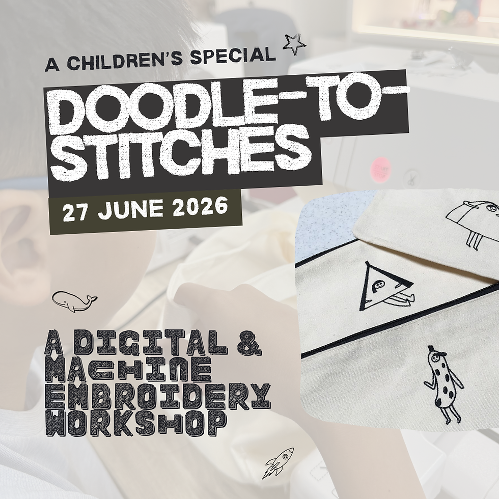Thumbnail: Doodle-to-Stitches Children's Workshop: 18 June 2026