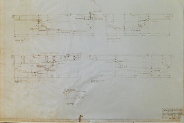Manufacturing schematics used as a backdrop