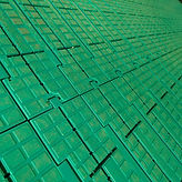 hard gridlock plastic flooring