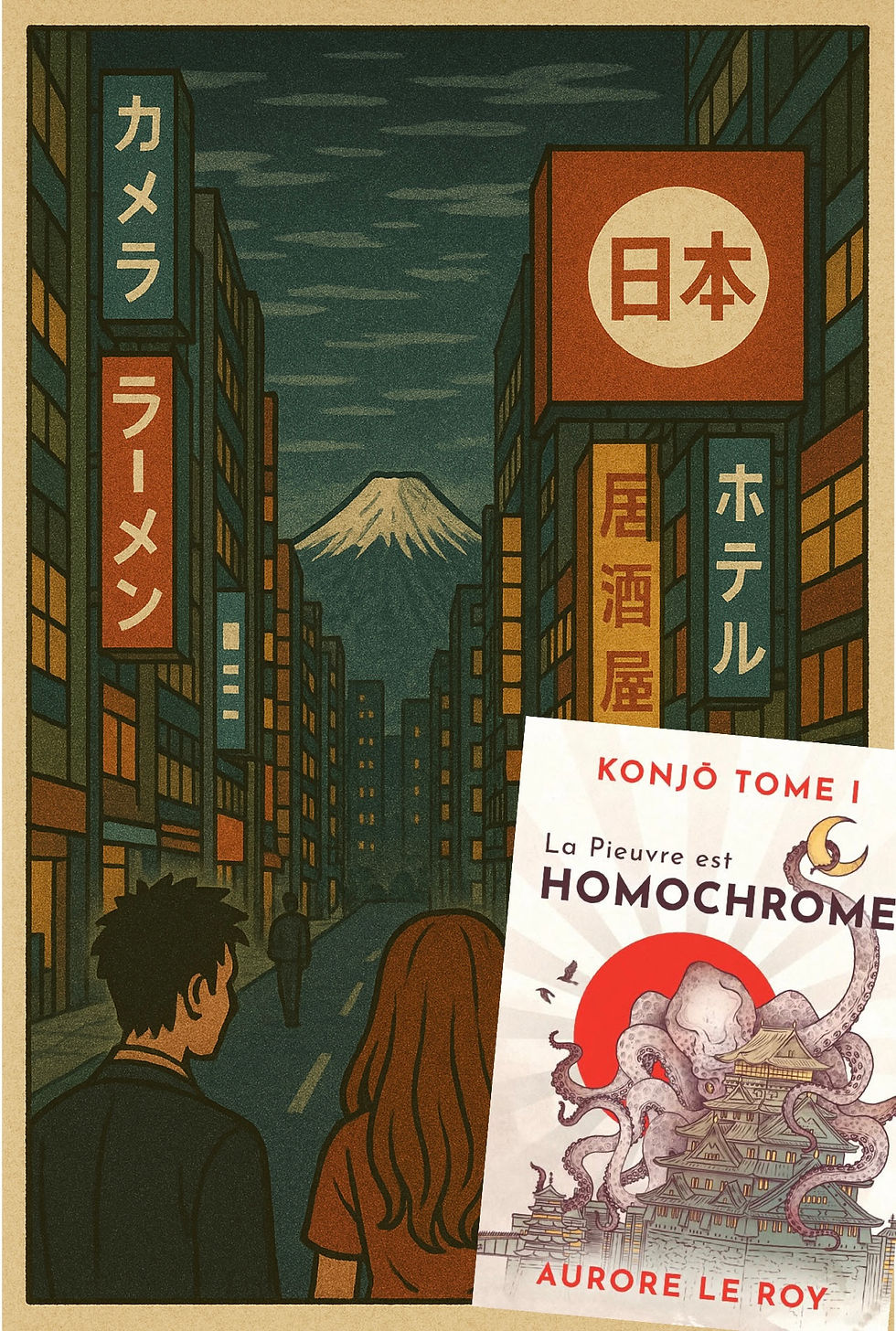 La pieuvre est homochrome 