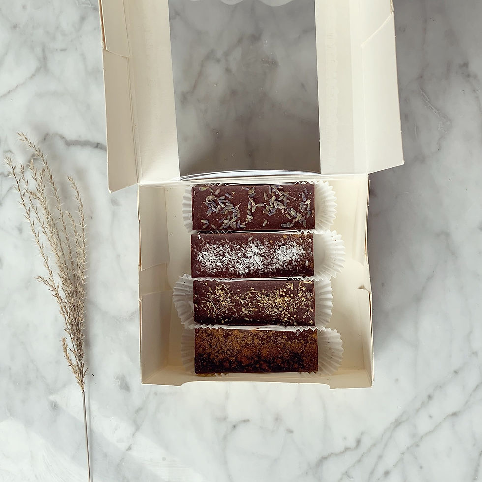 Miniature : BARRE FONDANTE CHOCOLAT - BEURRE DE NOISETTE NON CUITE (PAR 4)✰
