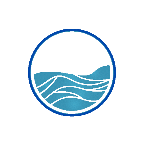 Blue Green Illustration Summer Seaside Surfing Club Logo.gif