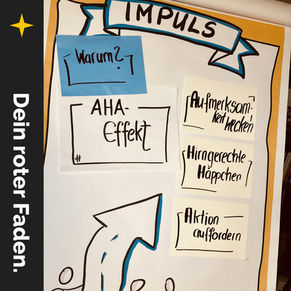 AHA! Wie Du den roten Faden für Dein Meeting erstellst.
