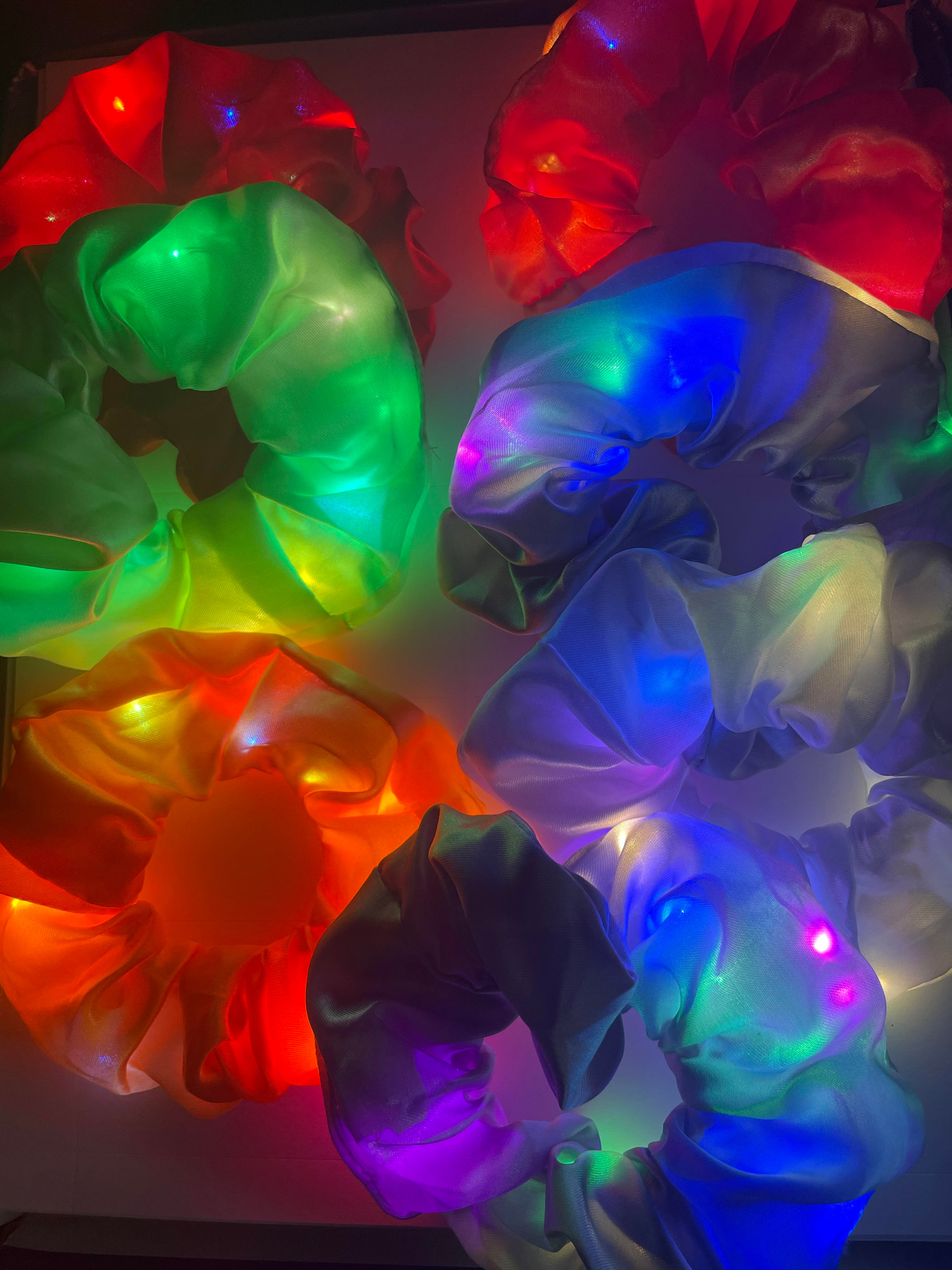 Light up scrunchies