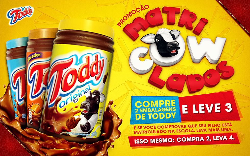 Promoção Toddy Matricowlados