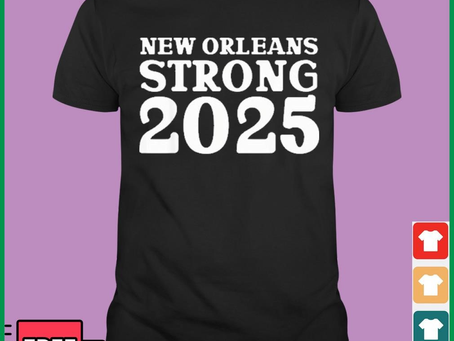 New Orleans Nola Strong 2025 Never Forget T-Shirt
