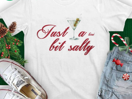 Official Just A Tini Bit Salty Shirt