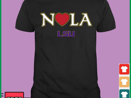 LSU Tigers NOLA Strong 2025 T-shirt