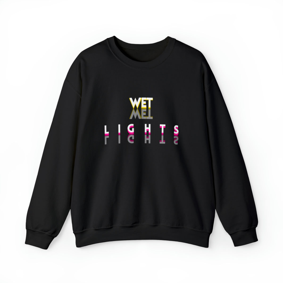 Wet Lights Sweatshirt Album on Back