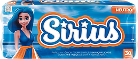 papel higiênico sirius 30m